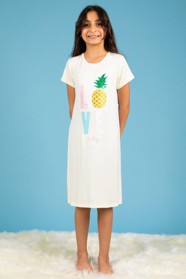 Girls Lemon Pineapple Nightdress