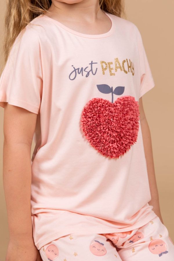 Girls Peach Just Peachy PJ