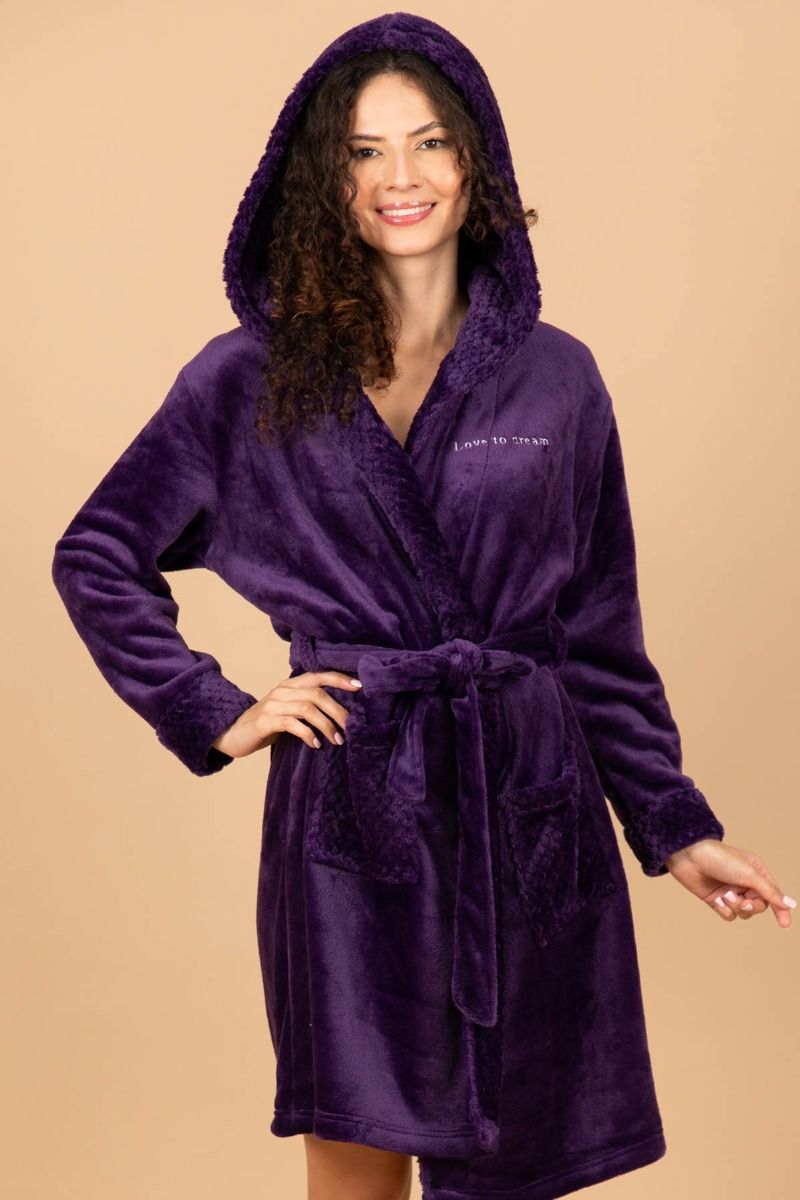 Ladies Dark Purple Robe