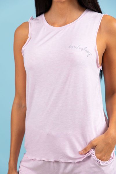 Ladies Lilac Vest Top
