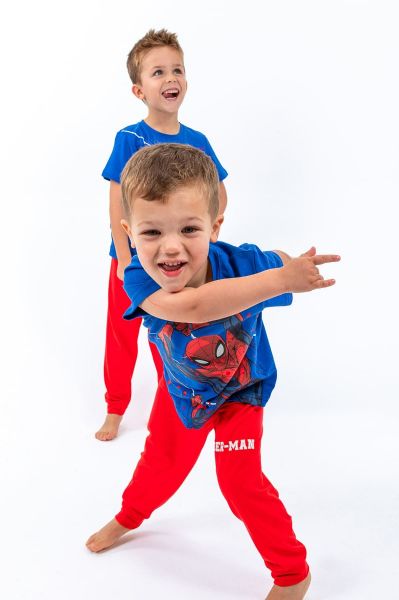 Boys Blue Swinging Spider-Man PJ